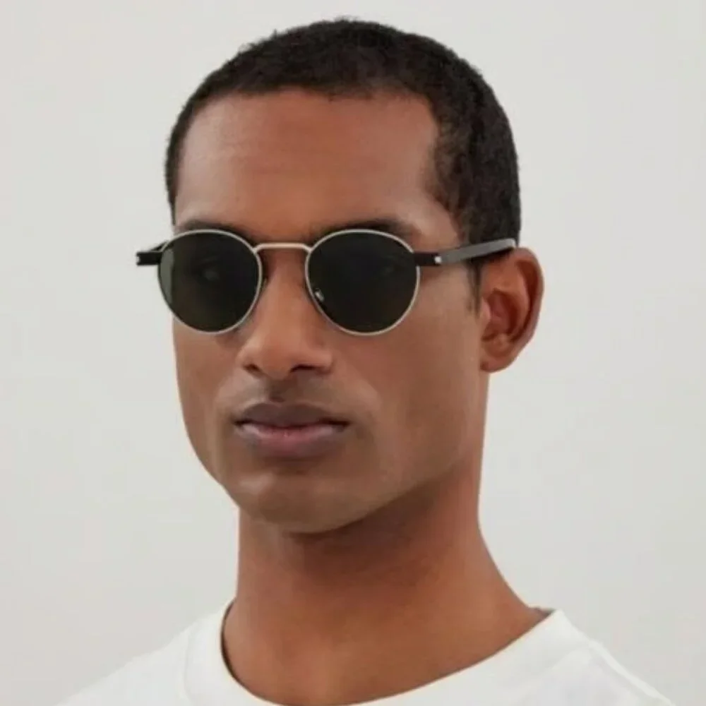 NWT SAINT LAURENT GOLD HAVANA UNISEX SUNGLASSES